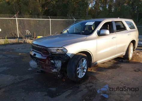 2021 Dodge Durango Gt Plus Awd из США, поврежденный, VIN 1C4RDJDG3MC682806